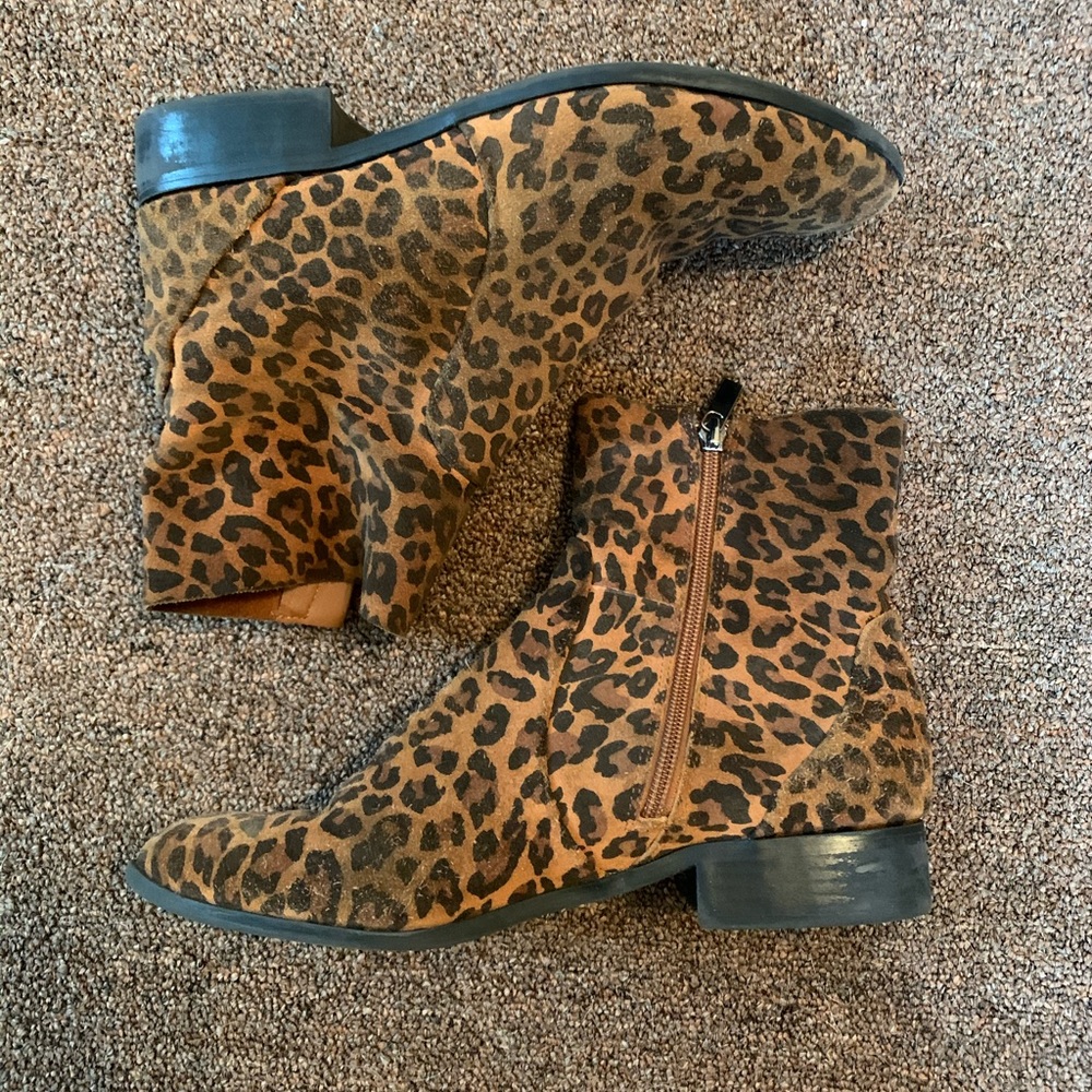 Top shop leopard booties!!!